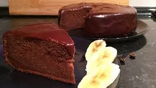 НУ ПРОСТО ОБЪЕДЕНЬЕ! Рецепт Бананового Торта с Шоколадом!