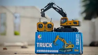 Rc Excavator Unboxing🔥 | Powerful Machine | Rc Hitachi Review | 13 Channel | The UK Unboxer