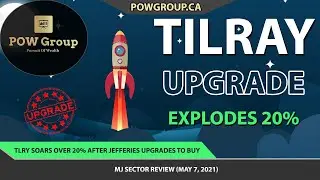 Tilray Soars Over 20% After Stock Upgraded to a Buy by Jefferies | MJ Sector Review (MAY 7TH, 2021)
