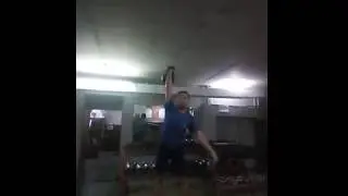 (17.01.2018)Толчок по длинному циклу 48 минут с произвольной сменой рук,гиря 24 кг