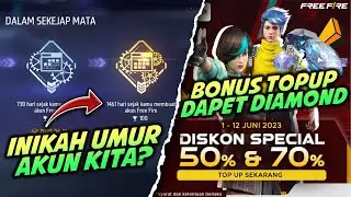 HOW TO KNOW THE AGE OF OUR FF ACCOUNT!! 2X TOPUP BONUS IS HERE AGAIN