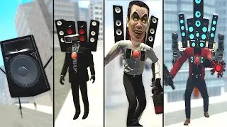 EVOLUTION OF NEW UPGRADED TITAN SPEAKERMAN VS ALL SKIBIDI TOILET BOSSES In Garry's Mod