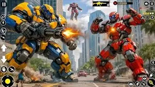 Ultimate Robot Transformation Car Gameplay Robot Fight Game New Powerful Robot Unlock ...