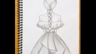 How to draw a Girl in easiest way || Easy drawing tutorial for beginners