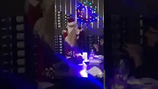 We had a surprise guest at the show last night...#christmas #comedy #Santa