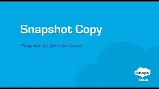 Snapshot Copy | CloudStack 4.19 Feature First Look