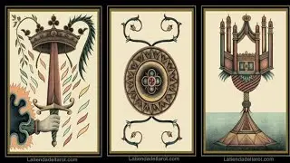Обзор колоды « Le Tarot Noir » ⚜️🖤⚜️ «Чёрное Таро» , французская колода.