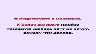 Видеобиблия. 1-е Послание Петра. Глава 4