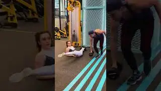 Girl and boy in the Gym😅 