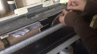 Partial Knitting on a Knitting Machine