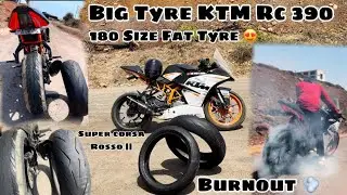 KTM MODIFICATION | Big tyre in Rc390 | super Corsa