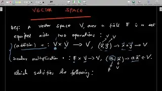 Introduction To Vector Spaces