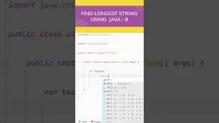 Find Longest String With Java 8 Streams | 