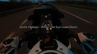 Arctic Monkeys - When The Sun Goes Down I GSXR125 Evening Ride
