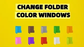how to change folder color windows