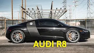 AUDI R8 With Customized wheels Ceramic Pro & Caliper Paint