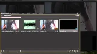 Merge/sync 2 audio tracks with Adobe Premiere Pro