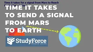 Time it takes for a signal from Mars to Reach Earth (Calculation)