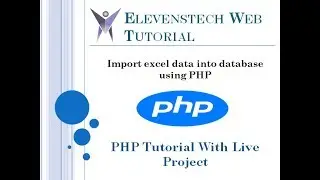 Import excel data into database using PHP