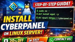 How to Install CyberPanel on Linux Server | Step-by-Step Guide