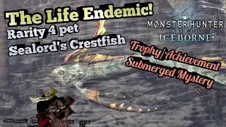 MHW Iceborne Sealord's Crestfish! Submerged Mystery Achievement/Trophy Fish Rarity 4