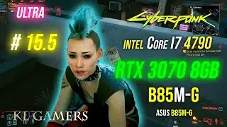 CYBERPUNK 2077 RTX 3070 RAY TRACING ULTRA 1080P Gameplay 15.5