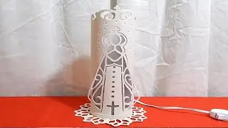 Aprenda fazer uma luminária de cano pvc super fácil