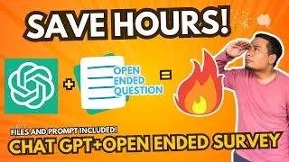 How to Analyze Open Ended Questions with Chat-GPT