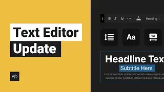 Text Editor Update | Overview by Without Code