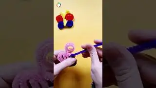 DIY Butterfly Craft Idea: Create Your Own Colorful Adventure with Pipe Cleaners! | Short