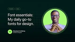 Font-Essentials: My Top 5 Go-To Fonts Revealed