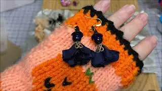 🐝 BeeBeeCraft 🎃 Halloween 🧙‍♀️ Witch 🧹 🧙 Earrings Jewelry Making Tutorial