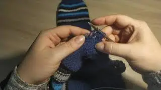 Кофта спицами 1-2 годика. МК. 3 часть.