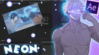 Neon/Saber Thumbnail For Anime Edits || Thumbnail for Amvs || After Effects Tutorial