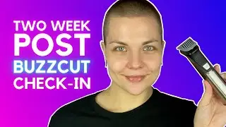 SHAVED HEAD - Two Weeks Post Buzzcut Check-In