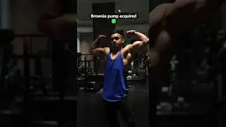 I ate a 400 calorie brownie to get a pump