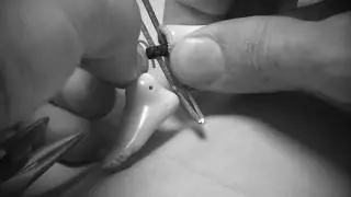 How to change porcelain ball jointed doll feet