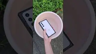 Samsung's IP68 waterproof test😱 