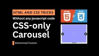CSS only Carousel (Slider) with HTML 5 and CSS 3 - without any js (JavaScript) code