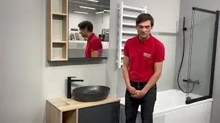 Outlet NEXTERIO tu kupisz umywalkę nablatową LARGA 50 elipsa antracyt Cersanit Rocklite