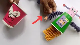 Best Out of weast Craft | how to make robot from trash
