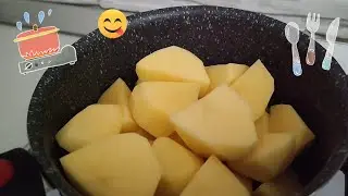 Картофельное пюре с молоком/Рецепт 😋