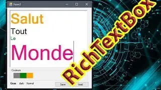 [Visual Basic .Net] Le contrôle RichTextBox (Tutoriel avancé + exemple d'utilisation)
