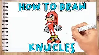 How To Draw Knuckles From Sonic 2 | Sonic The Hedgehog