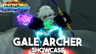LVL 80 GALE ARCHER SHOWCASE WITH SONIC + STORM SPIRIT IN ANIME DEFENDER!