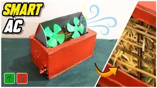 How To Make Air Cooler At Home || Diy Smart Air Conditioner || @SamarExperiment
