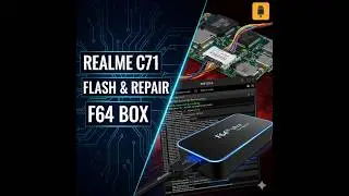 Realme C71 (RMX5303) Flash Firmware via F64 Box - Reparo eMMC/ISP  - Unbrick & Firmware Update
