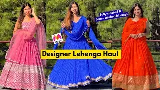 Myntra Lehenga Haul! | Branded Designer Lehengas for Engagement,Sangeet,Wedding 🥰♥️