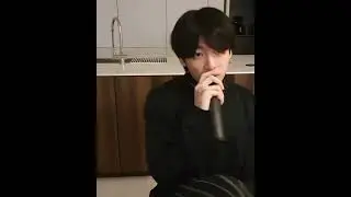 jungkook singing on his live when he was drunk
