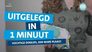 Uitgelegd in 1 minuut - Waarom gooi je best geen vochtige doekjes in het toilet?